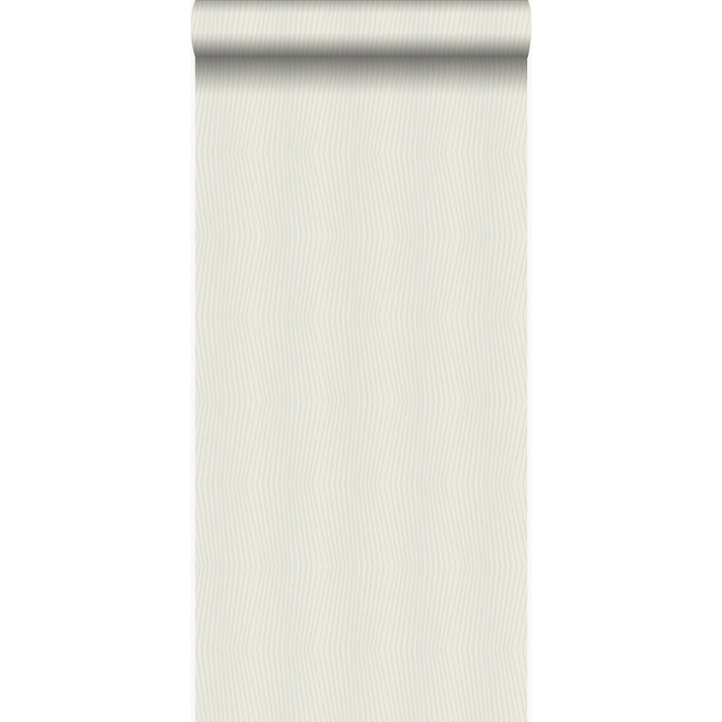 Tapeta nadruk graficzny połyskującego beżu - 53 cm x 10.05 m - ORIGIN