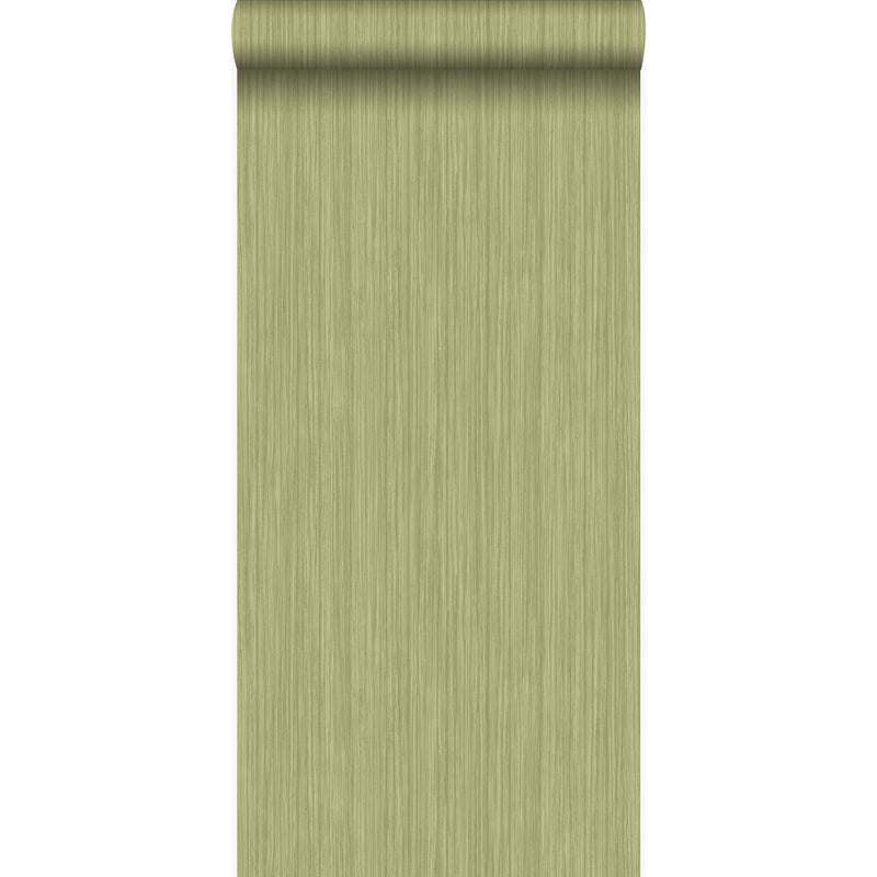 Tapeta delikatne paski zielonym - 53 cm x 10.05 m - ORIGIN