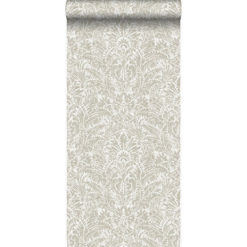 Tapeta ozdoby ciemny beż - 53 cm x 10.05 m - ORIGIN