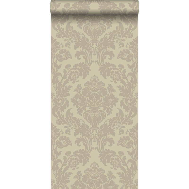 Tapeta ozdoby ciepły beż - 53 cm x 10.05 m - ORIGIN