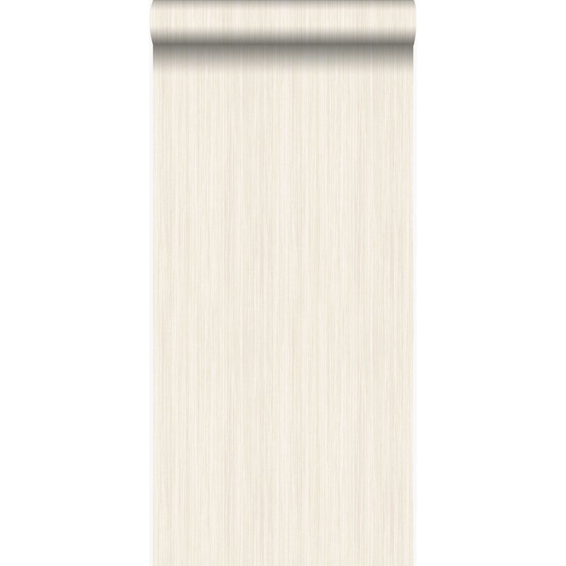 Tapeta delikatne paski kwitnącej bieli - 53 cm x 10.05 m - ORIGIN