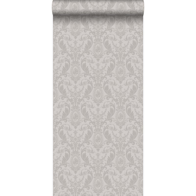 Tapeta ozdoby szarym - 53 cm x 10.05 m - ORIGIN