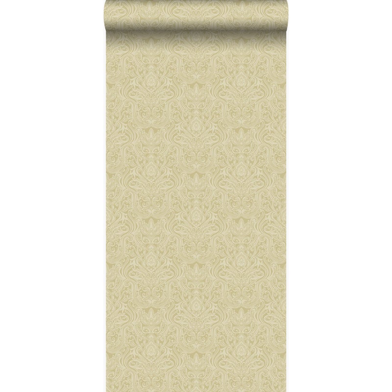 Tapeta ozdoby błyszczącego złota - 53 cm x 10.05 m - ORIGIN