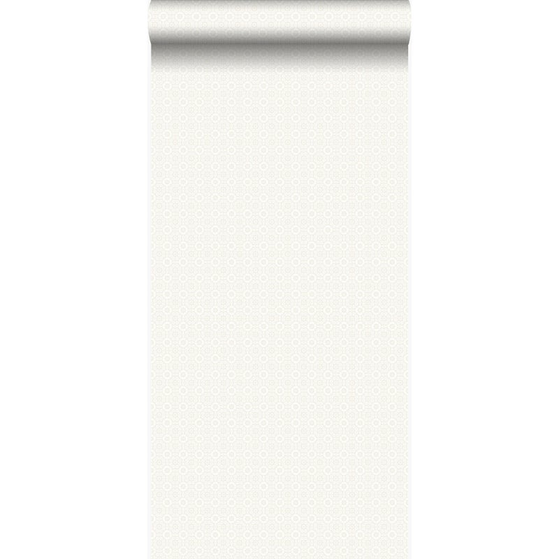 Tapeta motyw koronki srebrnym - 53 cm x 10.05 m - ORIGIN