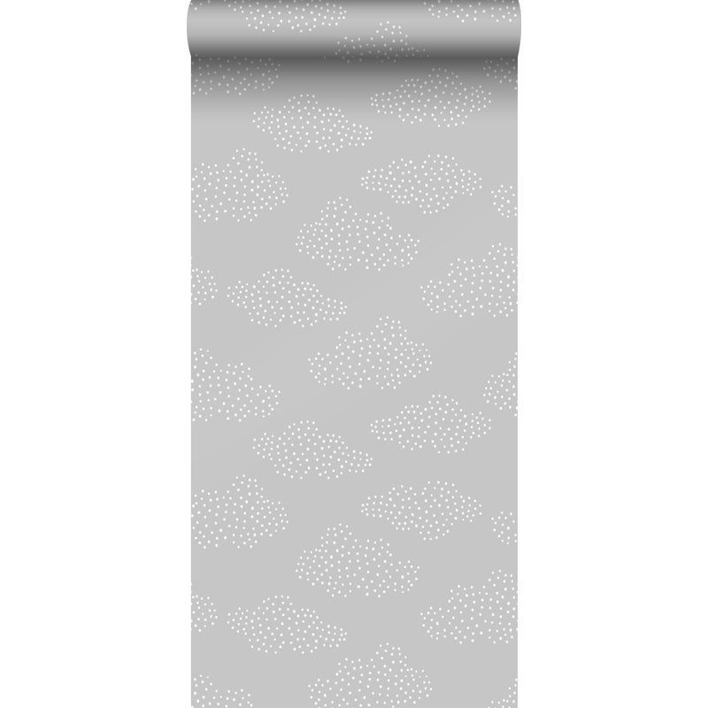 Tapeta chmury szarym - 50 x 900 cm - ESTAHOME