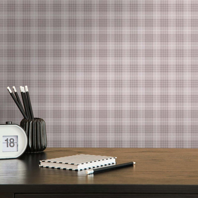 Tapeta motyw figuratywny szarymIbiałym - 53 cm x 10.05 m - LIVINGWALLS