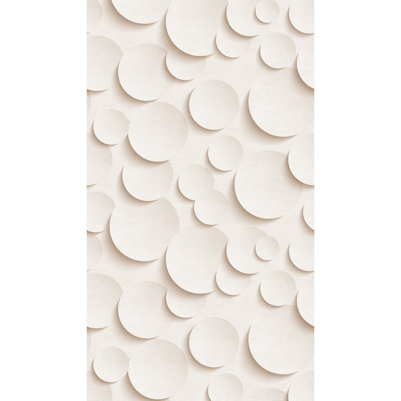 Fototapeta Motyw 3D białymIróżowym - 159 x 280 cm - ONE WALL ONE ROLE