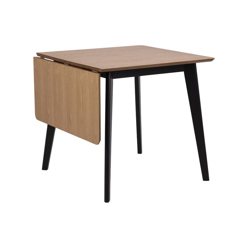 Roxby stół do jadalni 80/120 cm z 1 dodatkowym blatem naturalny.