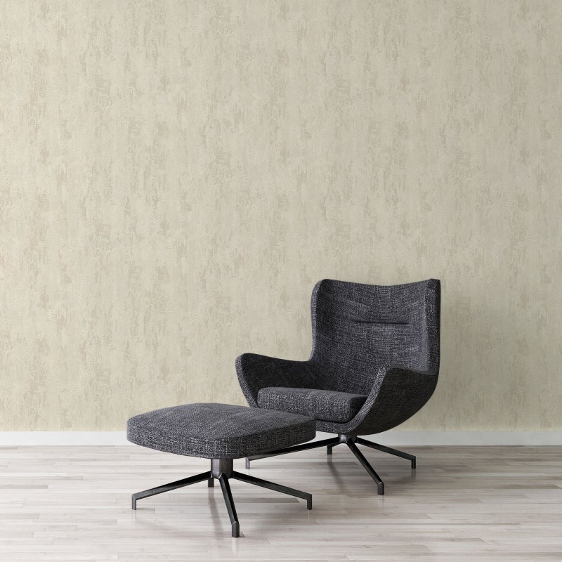 Tapeta malowany efekt beżowym,kremowymIzłotym - 53 cm x 10.05 m - A.S. CRÉATION