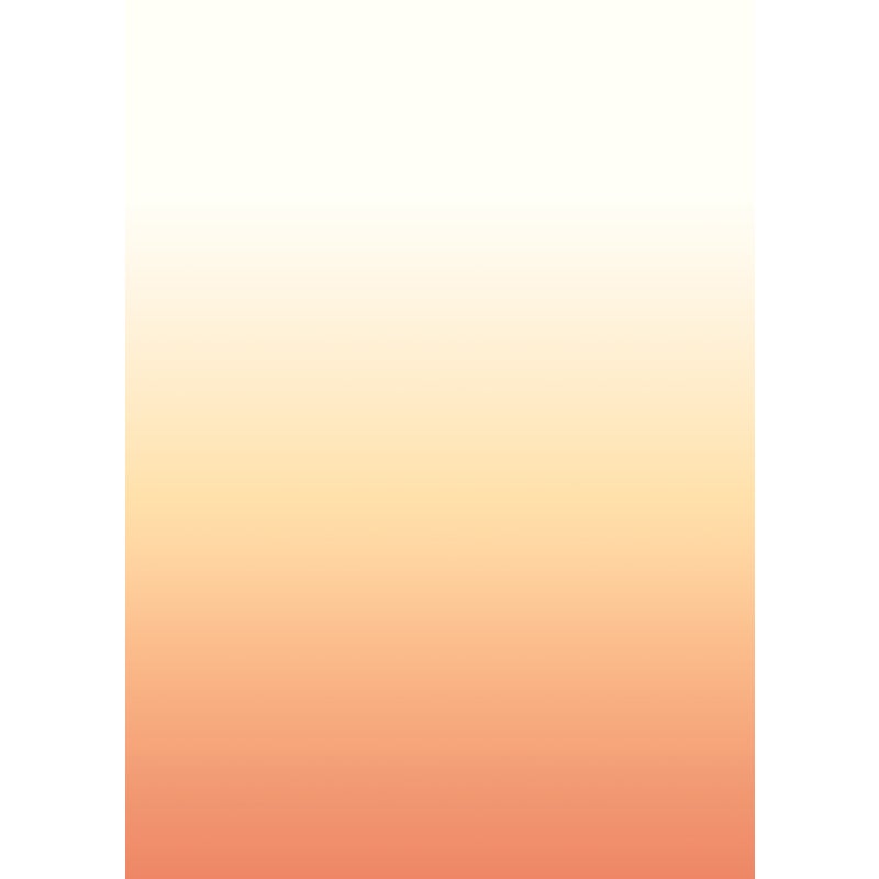 Fototapeta gradient zanurzeniowy od podłogi do sufitu pomarańczowym - 200 x 279 cm - ESTAHOME