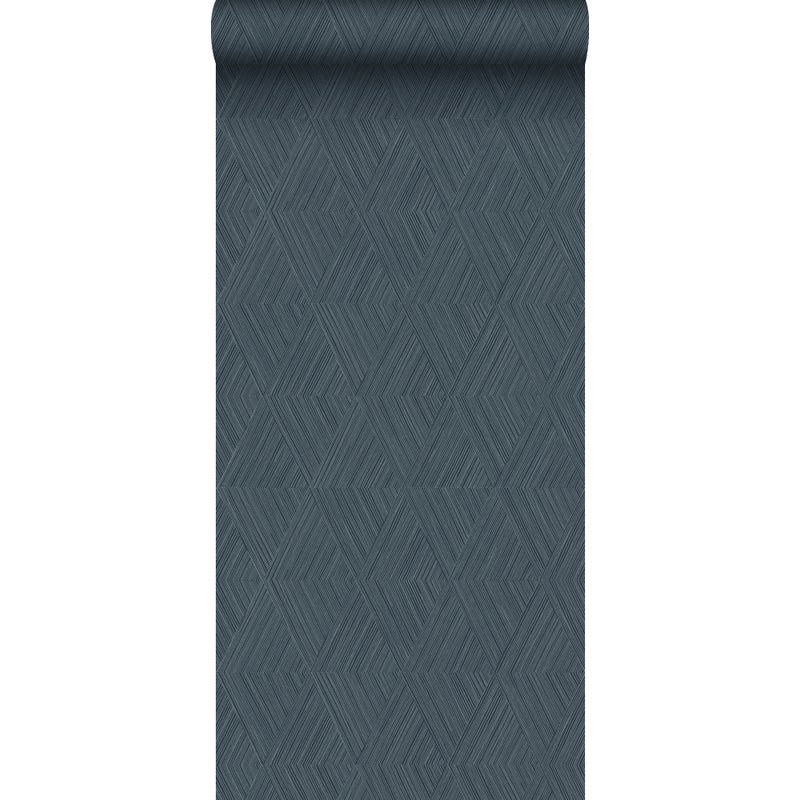 Tapeta graficzny motyw 3D ciemnoniebieskim - 53 cm x 10.05 m - ORIGIN