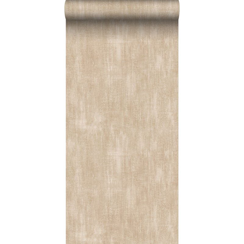 Tapeta konkretny wygląd beżowym - 53 cm x 10.05 m - ESTAHOME