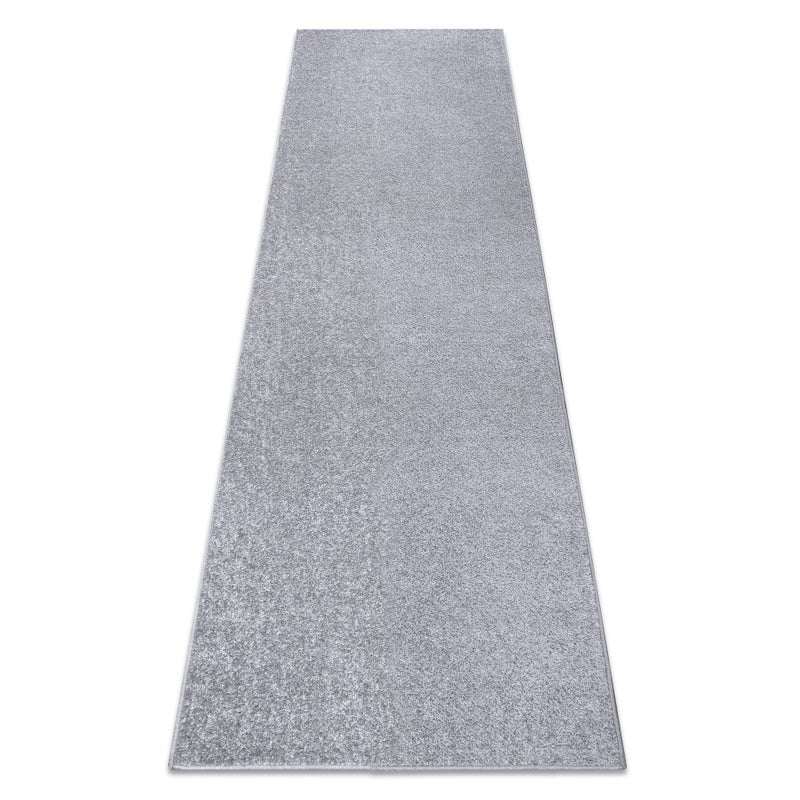 Chodnik SANTA FE srebrny 92 gładki, jednolity, jednokolorowy 50x130 cm