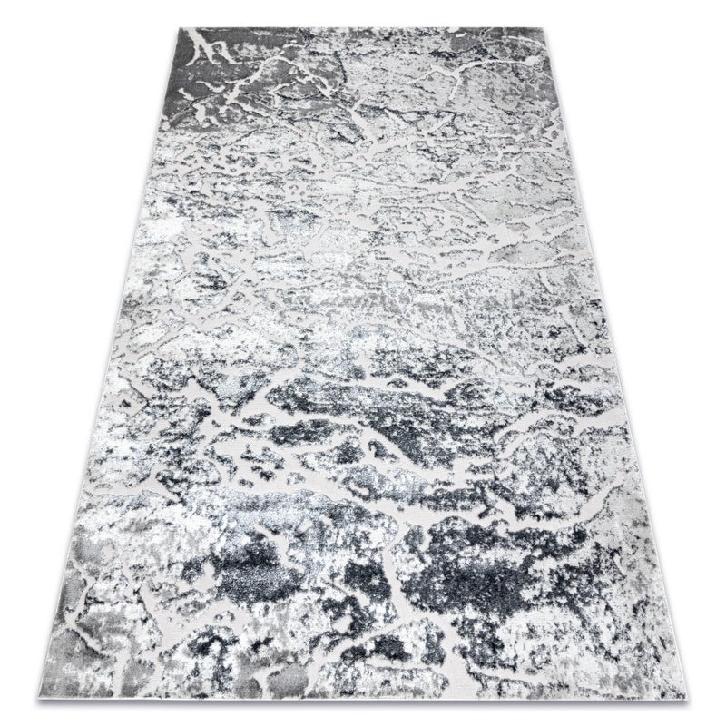 Dywan MEFE nowoczesny 6182 Beton - Strukturalny, dwa poziomy runa szary 240x330 cm