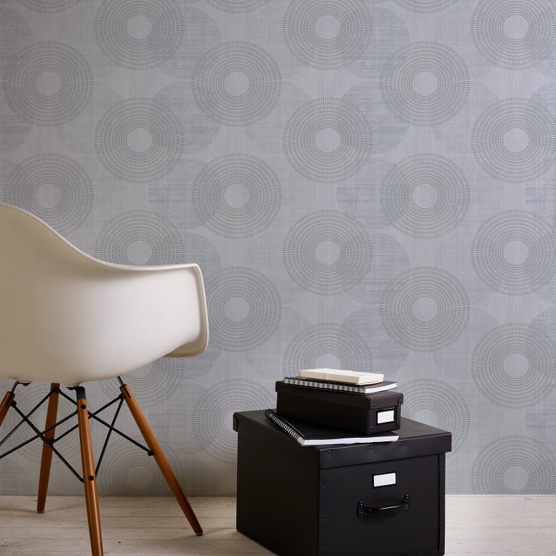 Tapeta kropka szarym - 53 cm x 10.05 m - A.S. CRÉATION