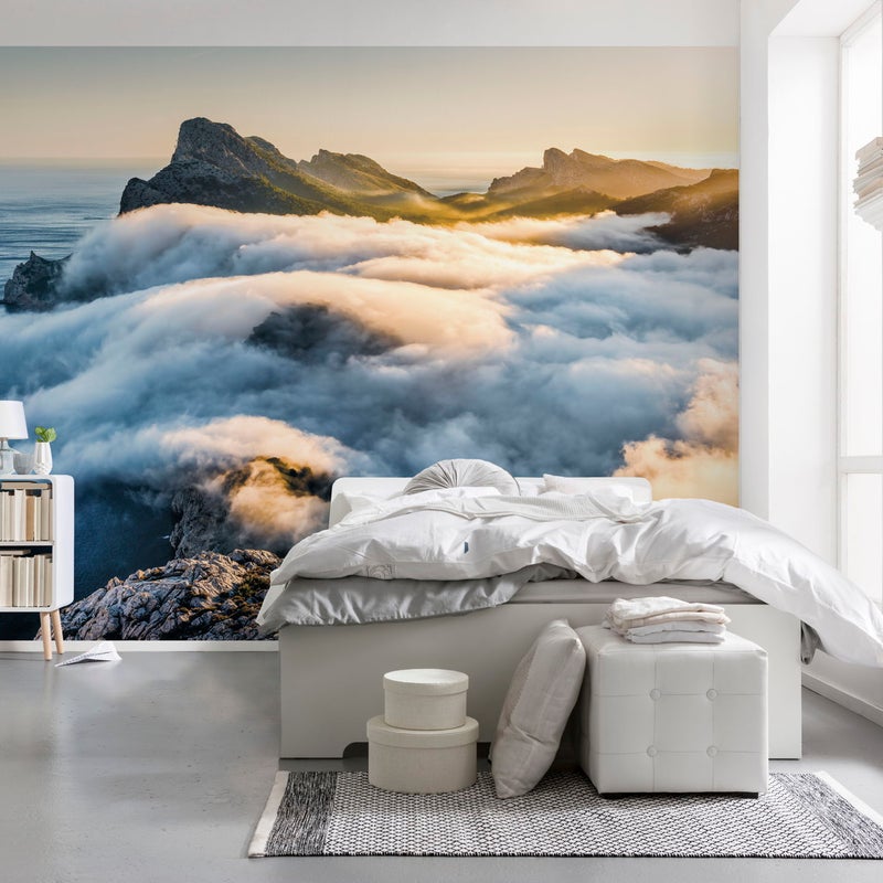 Fototapeta krajobraz górski niebieskimIszarym - 400 x 250 cm - SANDERS & SANDERS