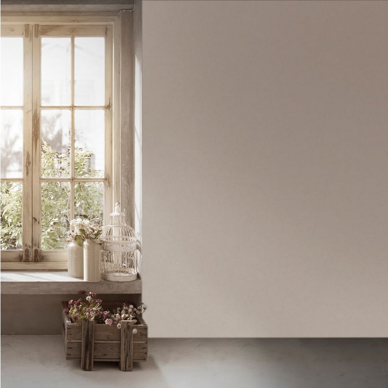 Tapeta zwykły kremowym - 53 cm x 10.05 m - LIVINGWALLS