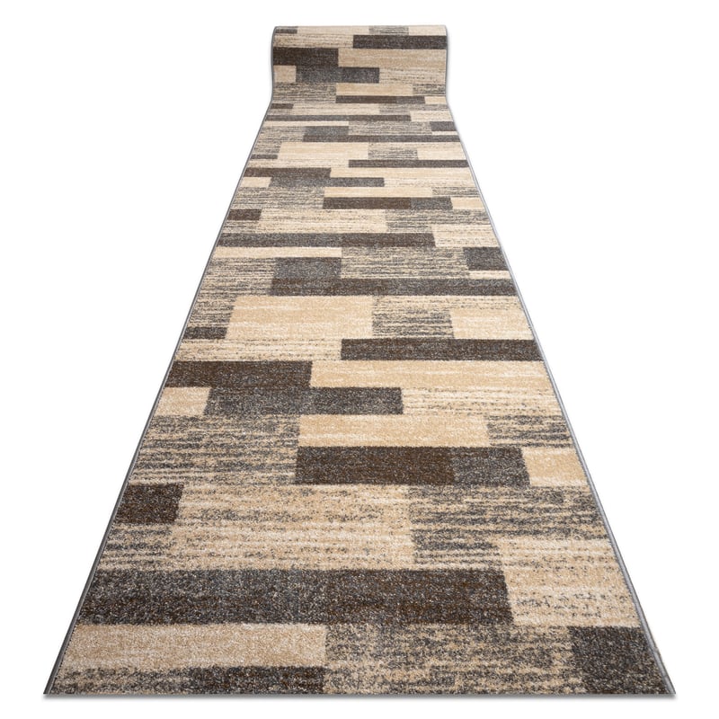Chodnik KARMEL Deski szary karmel 120cm 120x860 cm