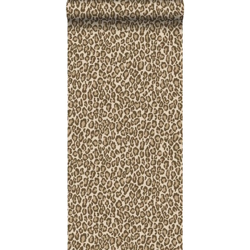 Tapeta panterka beżowym - 53 cm x 10.05 m - WALLS4YOU
