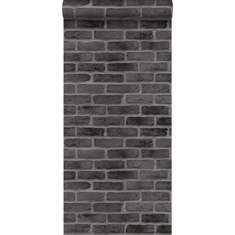 Tapeta kamień ciemnoszarym - 53 cm x 10.05 m - WALLS4YOU