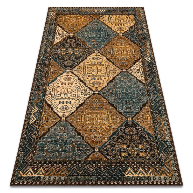 Dywan wełniany POLONIA Astoria orientalny, koniak beż 170x235 cm