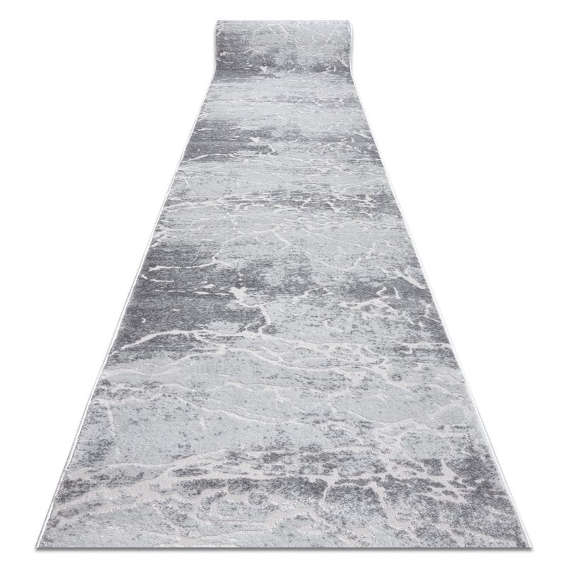 Chodnik Strukturalny MEFE 6182 dwa poziomy runa szary 150 cm 150x800 cm