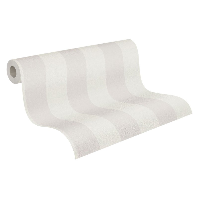 Tapeta paski szarymIbiałym - 53 cm x 10.05 m - A.S. CRÉATION