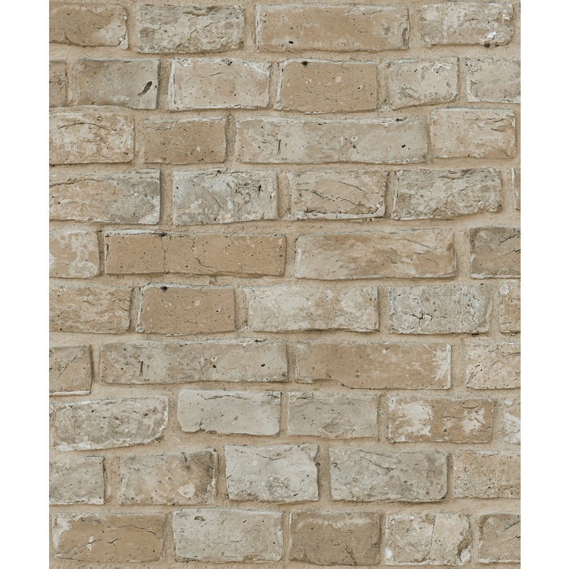Tapeta cegła piaskowego beżu - 53 cm x 10 m - SANDERS & SANDERS