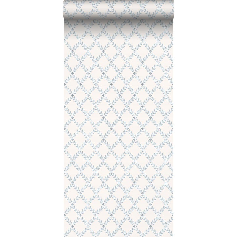 Tapeta diamenty szaro-niebieskim - 53 cm x 10.05 m - BORASTAPETER