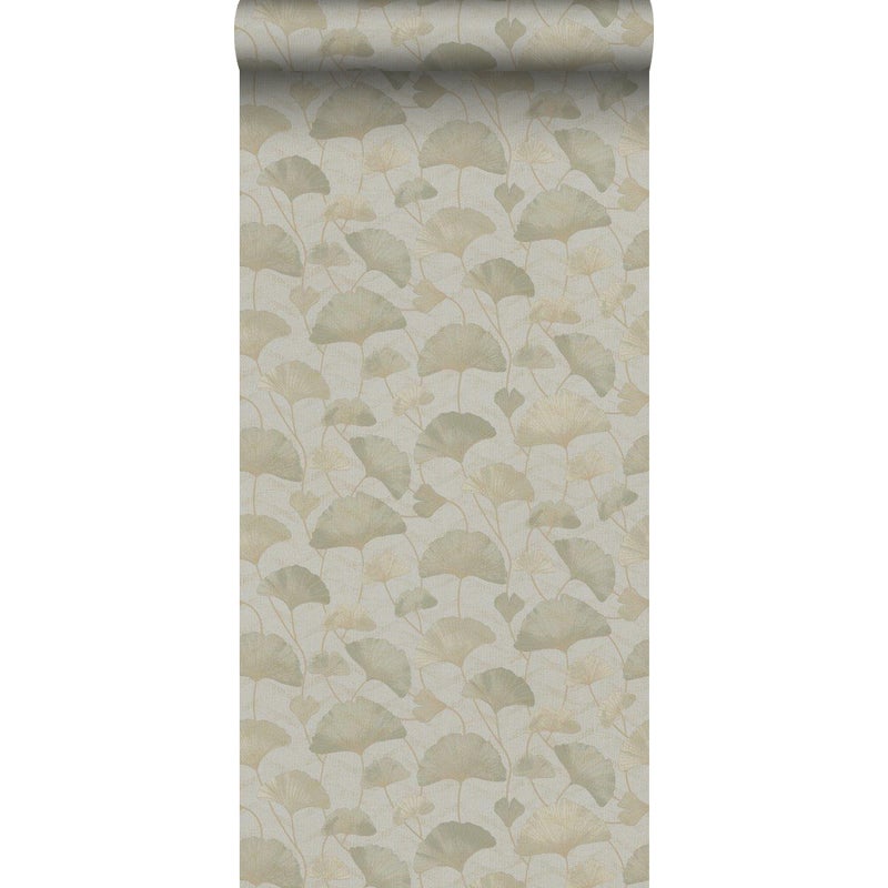 Tapeta liście miłorzębu zielonym - 53 cm x 10.05 m - BORASTAPETER