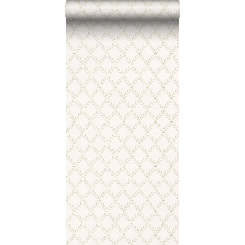 Tapeta diamenty beżowym - 53 cm x 10.05 m - BORASTAPETER
