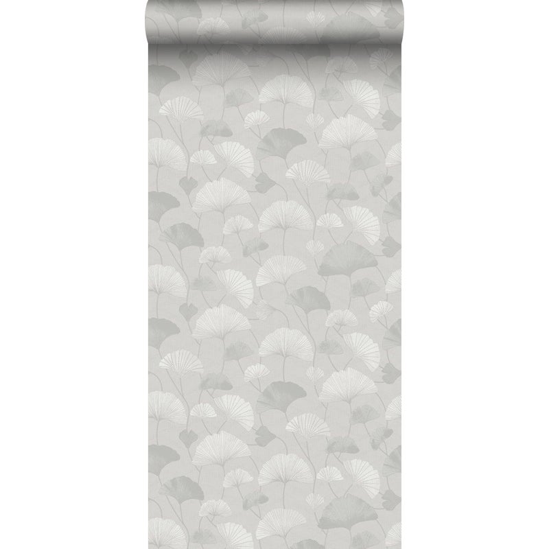 Tapeta liście miłorzębu szarym - 53 cm x 10.05 m - BORASTAPETER