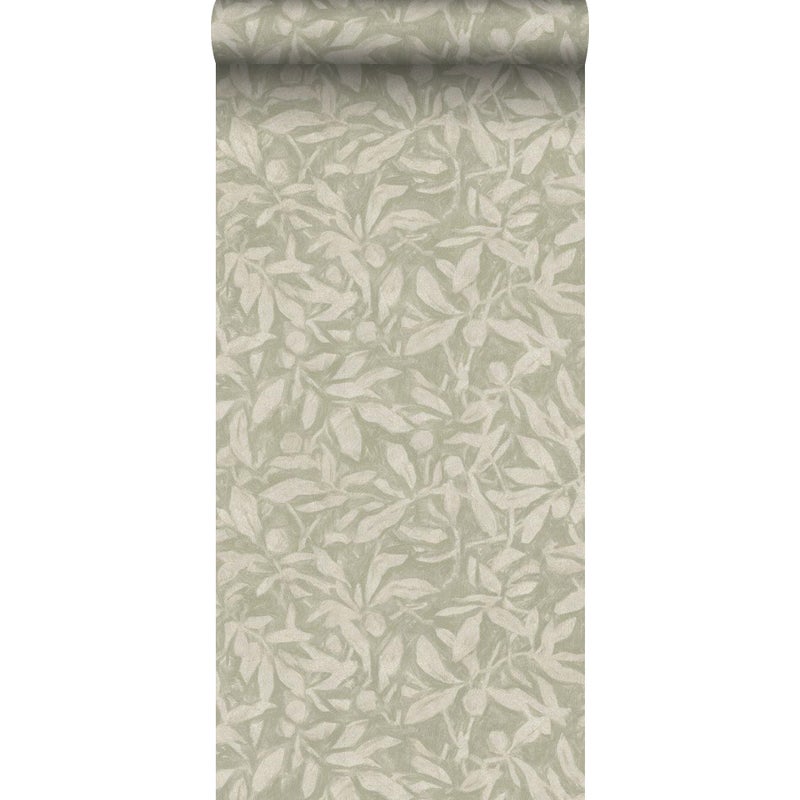 Tapeta przejrzeć szaro zielonym - 53 cm x 10.05 m - BORASTAPETER