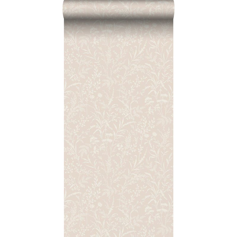 Tapeta kwiaty polne beżowym - 53 cm x 11.2 m - BORASTAPETER