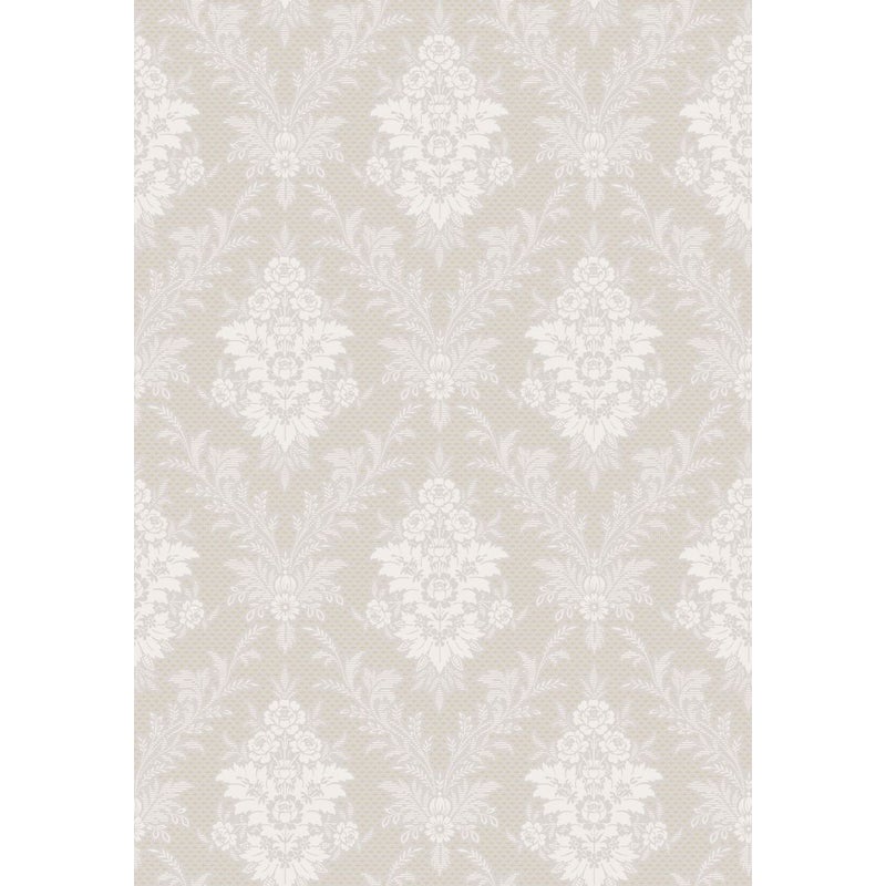 Tapeta kwiaty beżowym - 53 cm x 10.05 m - BORASTAPETER