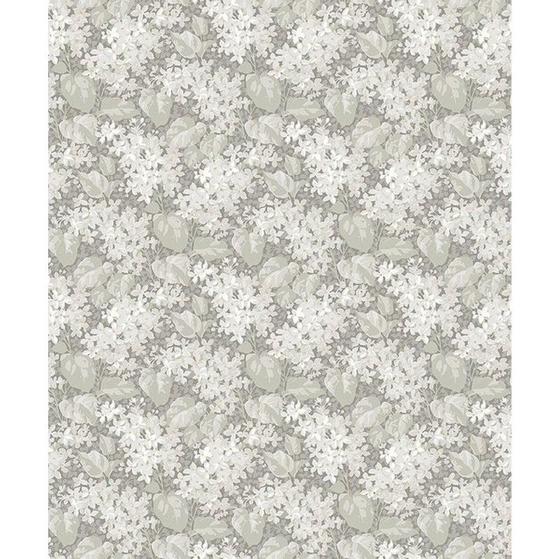 Tapeta kwiaty szarym - 53 cm x 10.05 m - BORASTAPETER