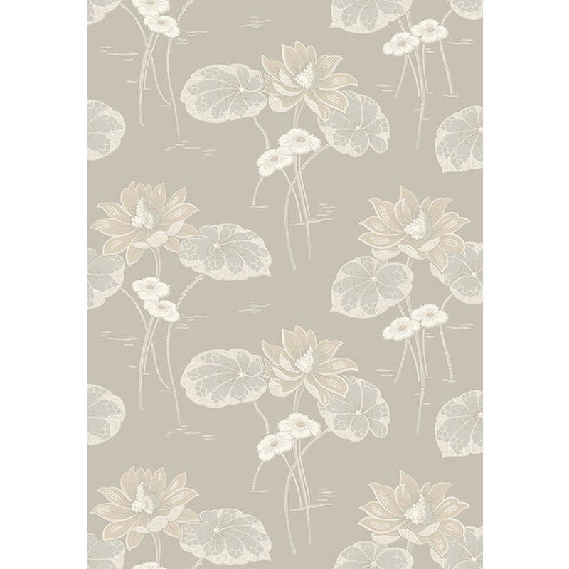 Tapeta kwiaty beżowym - 53 cm x 10.05 m - BORASTAPETER