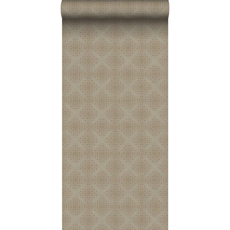 Tapeta motyw płytek beżowym - 53 cm x 10.05 m - BORASTAPETER
