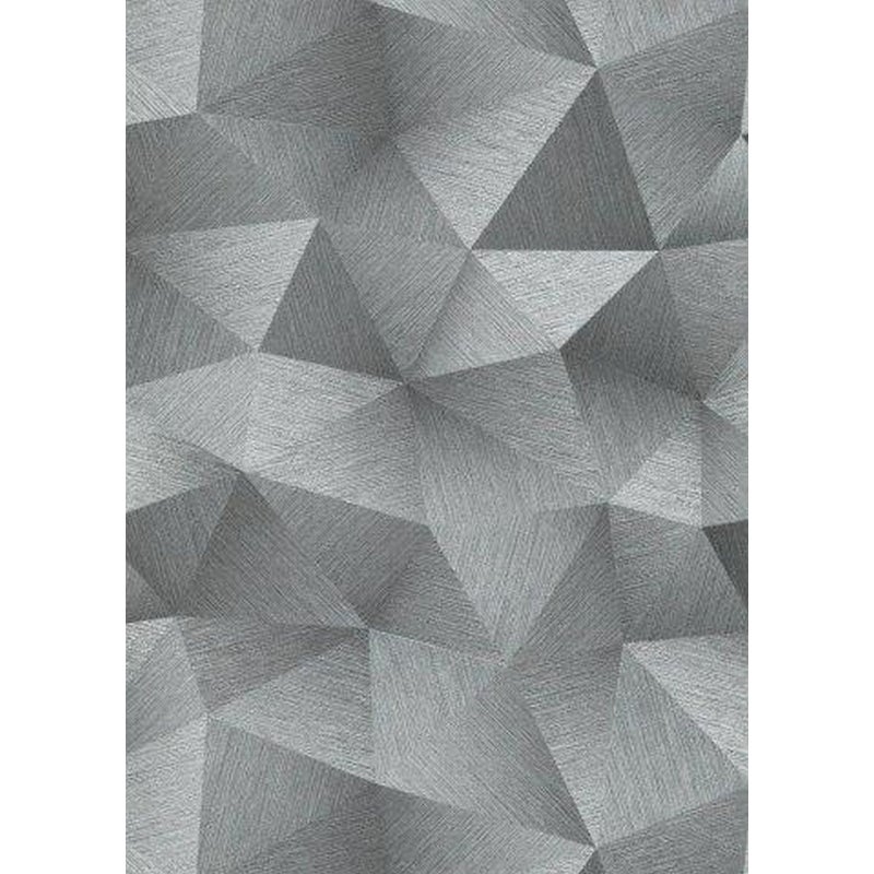 Tapeta graficzny motyw 3D szarym - 53 cm x 10.05 m - ERISMANN
