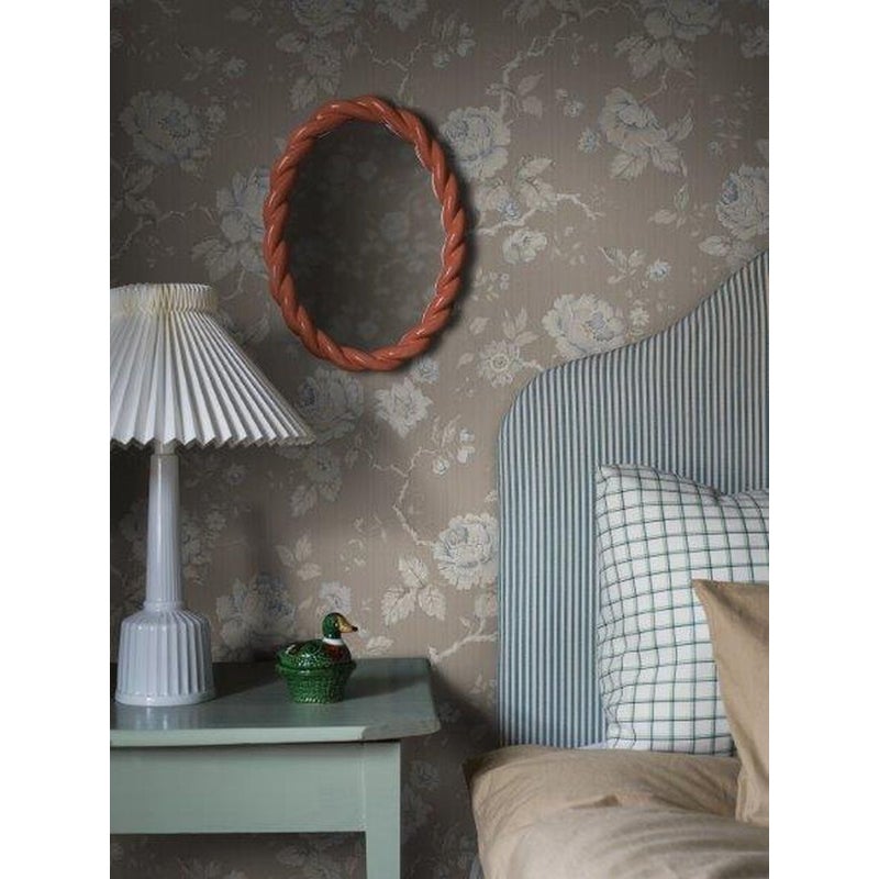 Tapeta kwiaty beżowym - 49 cm x 10.05 m - BORASTAPETER