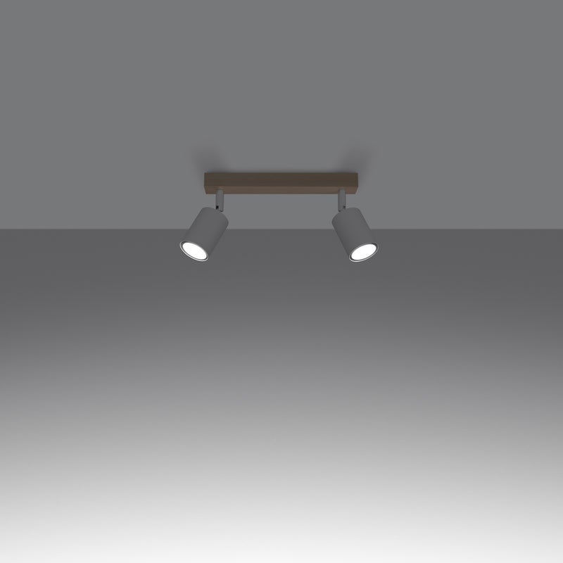 Plafon FLARE 2 biały LED 3000K - 46x30x17.5cm Sollux