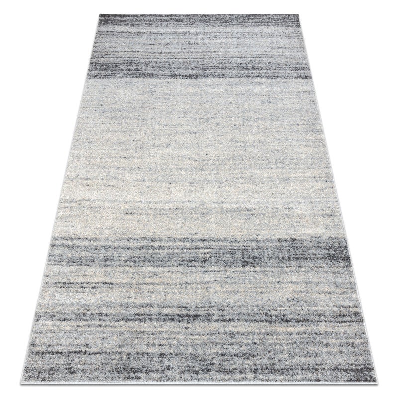 Dywan FUSION 8252 jasny szary / ciemny szary - Melanż, nowoczesny, abstrakcyjny 280x370 cm