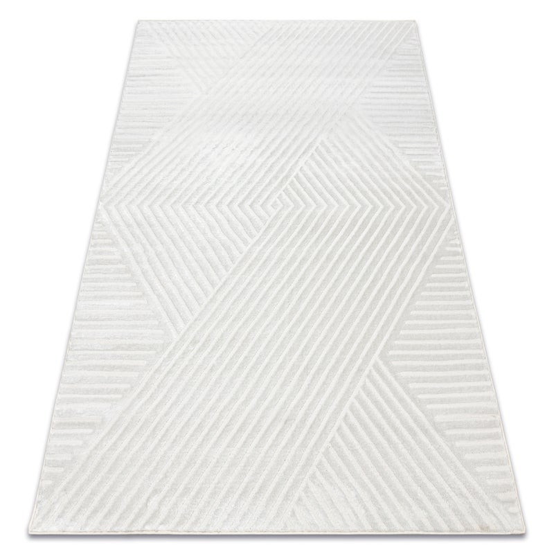 Dywan BALANCE 1503 krem - Geometryczny, strukturalny, glamour 240x330 cm