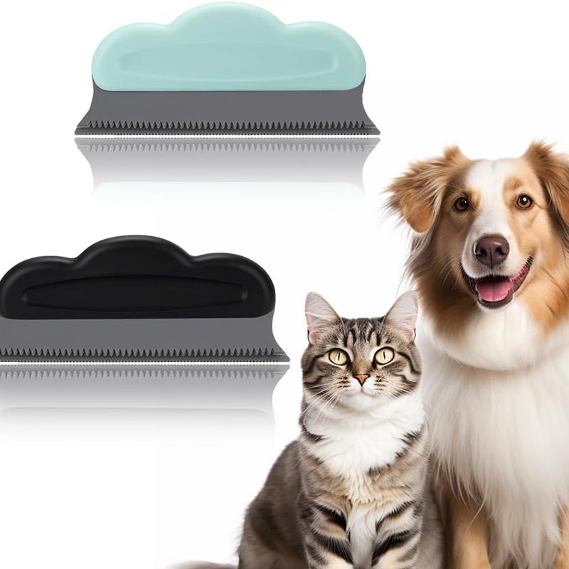Zestaw 2 szczotek do pielęgnacji zwierząt domowych, dla psów, kotów, szczotka do sierści zwierząt