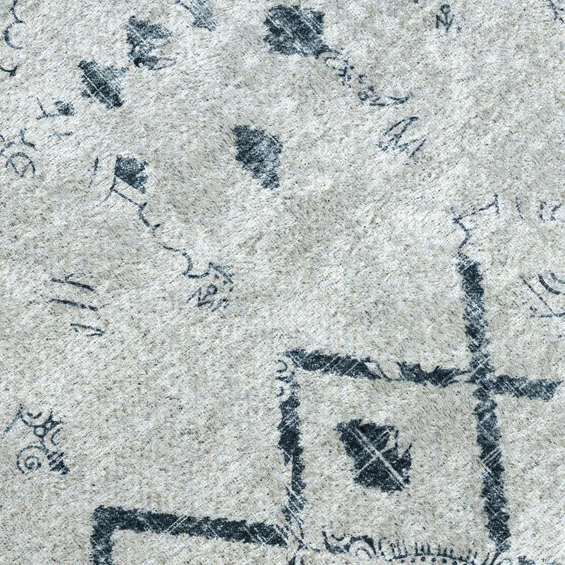 CHODNIK podgumowany DO PRANIA LOTUS OASIS 43570 Boho beż 120cm 120x410 cm