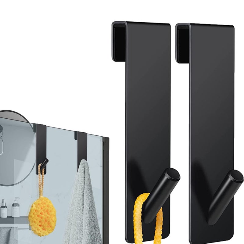 Zestaw 2 uniwersalnych haczyków prysznicowych – haki ścienne do prysznica – z podkładką antypoślizgową – haki łazienkowe