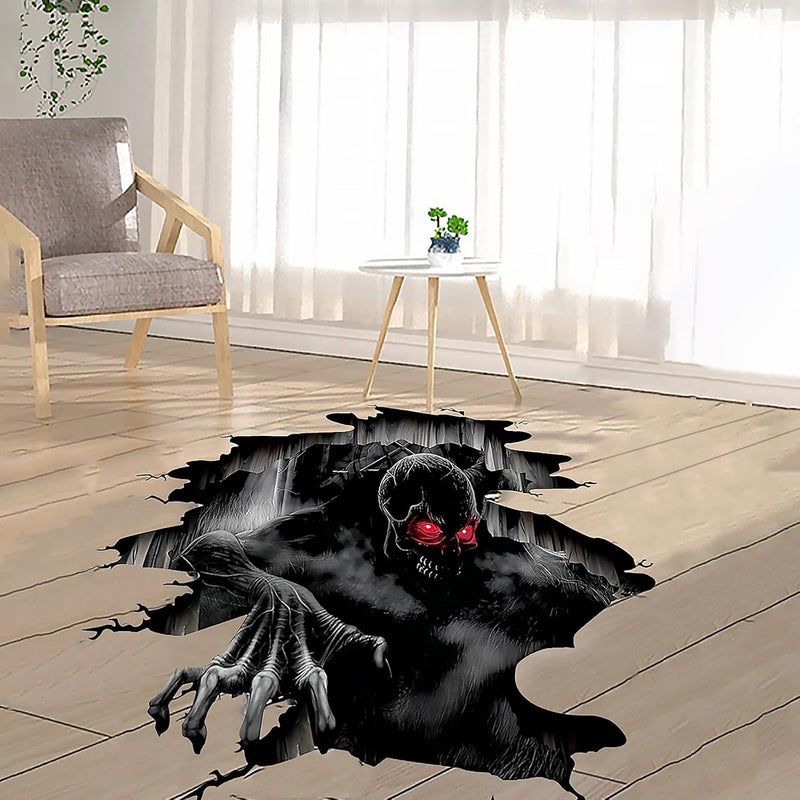 Naklejka ścienna na Halloween, naklejka ścienna z motywem horroru, naklejka podłogowa na Halloween, naklejka ścienna z motywem horroru, naklejki podło
