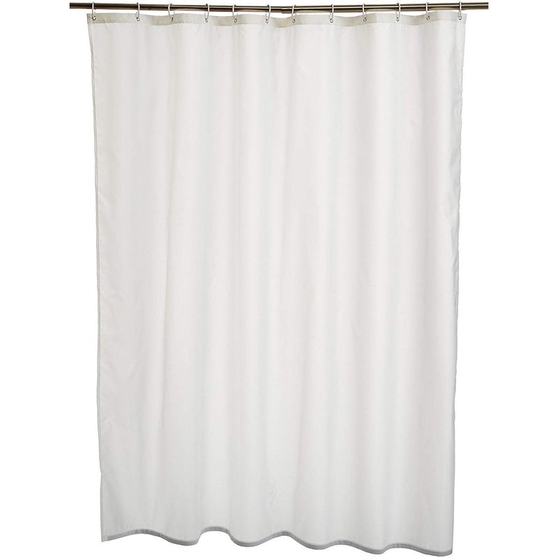 Zasłona prysznicowa Basics biała 180 x 180 cm