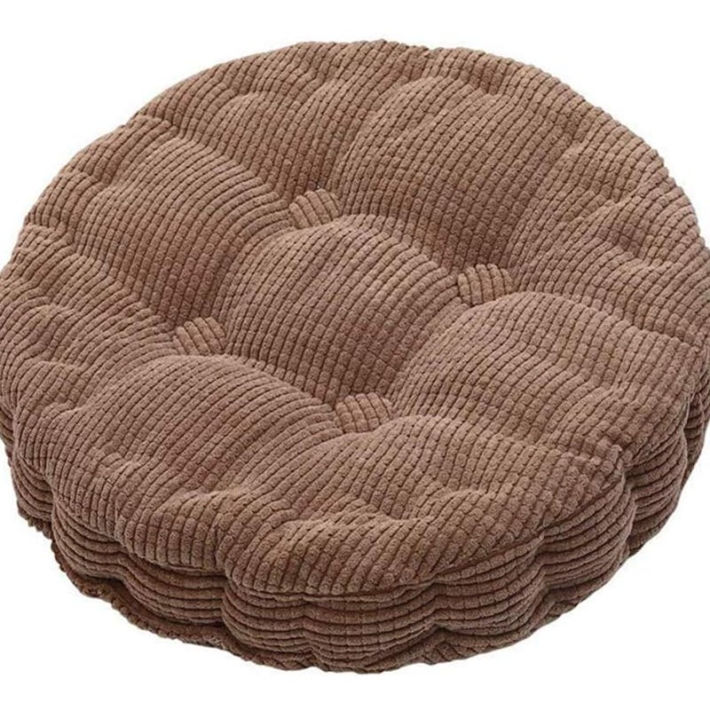 (40 cm / 16 cali), okrągła poduszka tatami na krzesło, prosta gruba poduszka na siedzisko fotela, dekoracja do wnętrz, do biura, domu, salonu