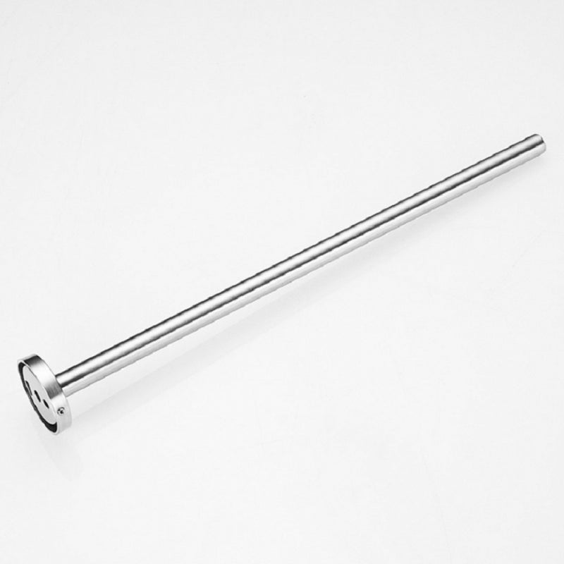 1 szt. srebrny wieszak na ręczniki 40 cm, montowany na ścianie, ze szczotkowanej stali nierdzewnej, prosty uchwyt na ręczniki łazienkowe